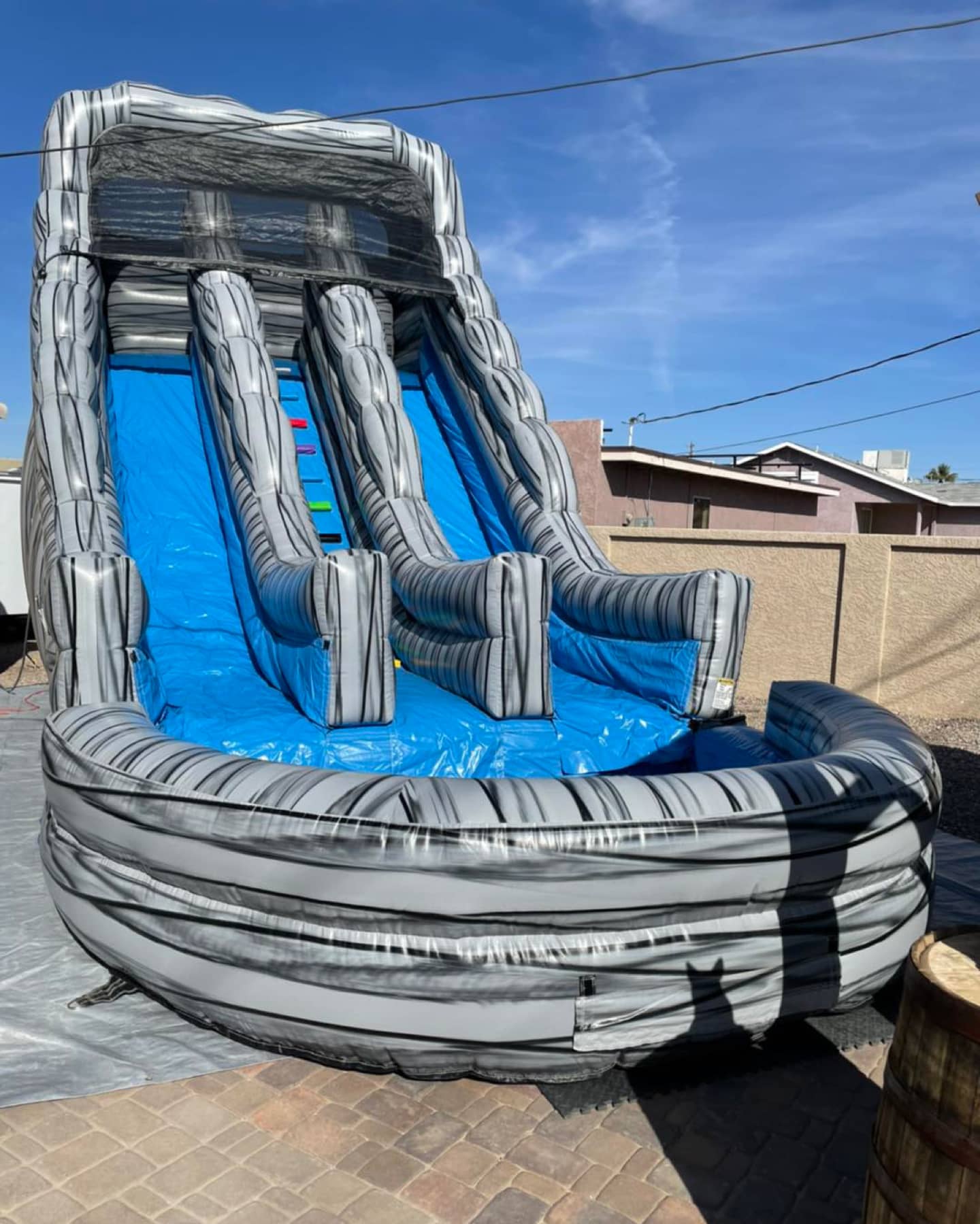 Slide inflatable